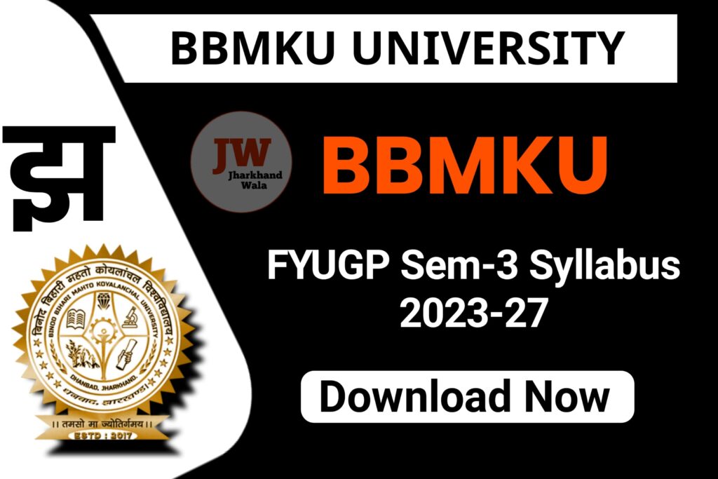 Bbmku Semester 3 New Syllabus 2022-26 